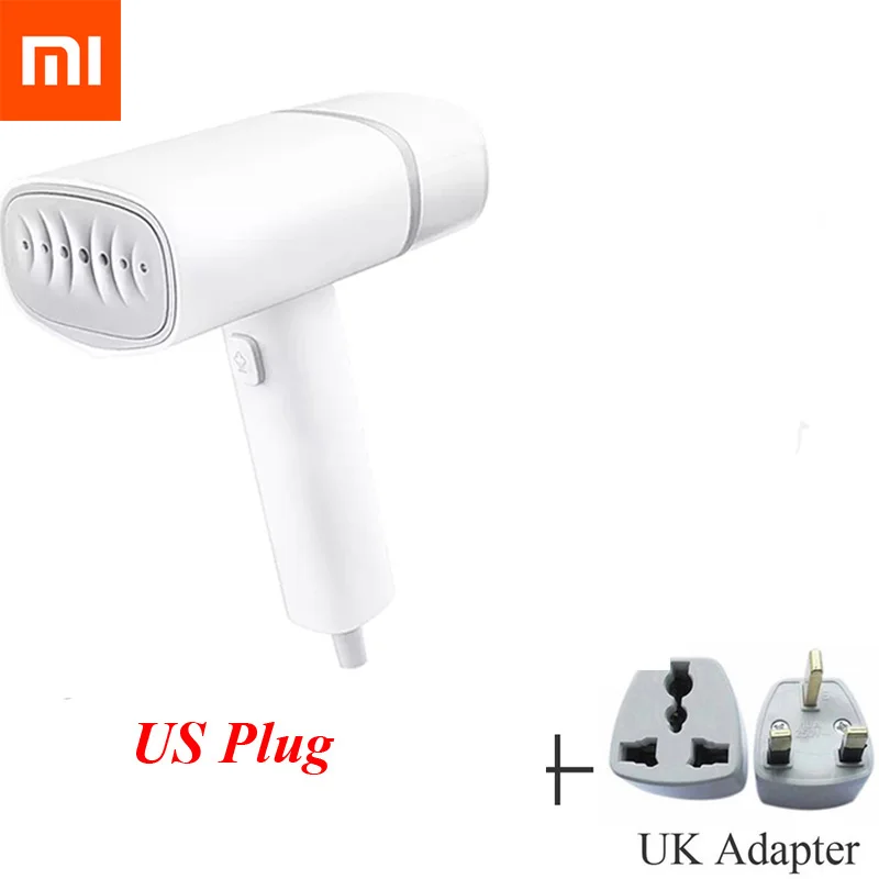 Xiaomi Mijia ZJ ручной паровой утюг, умная Паровая нагревательная машина 1200 Вт, портативный электрический утюг, ручная гладильная машина для одежды - Цвет: Add UK Adapter