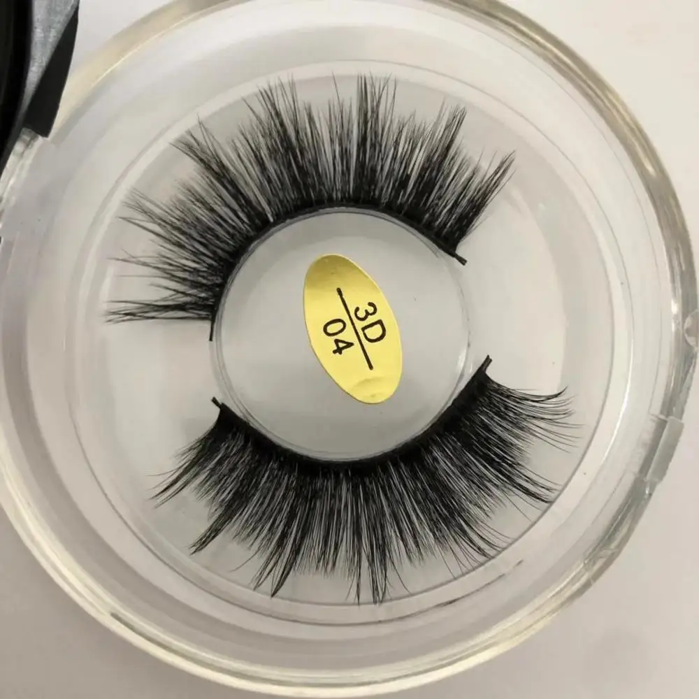 Роскошные пушистые накладные ресницы 100% сибирские 3D из меха норки многоразовые