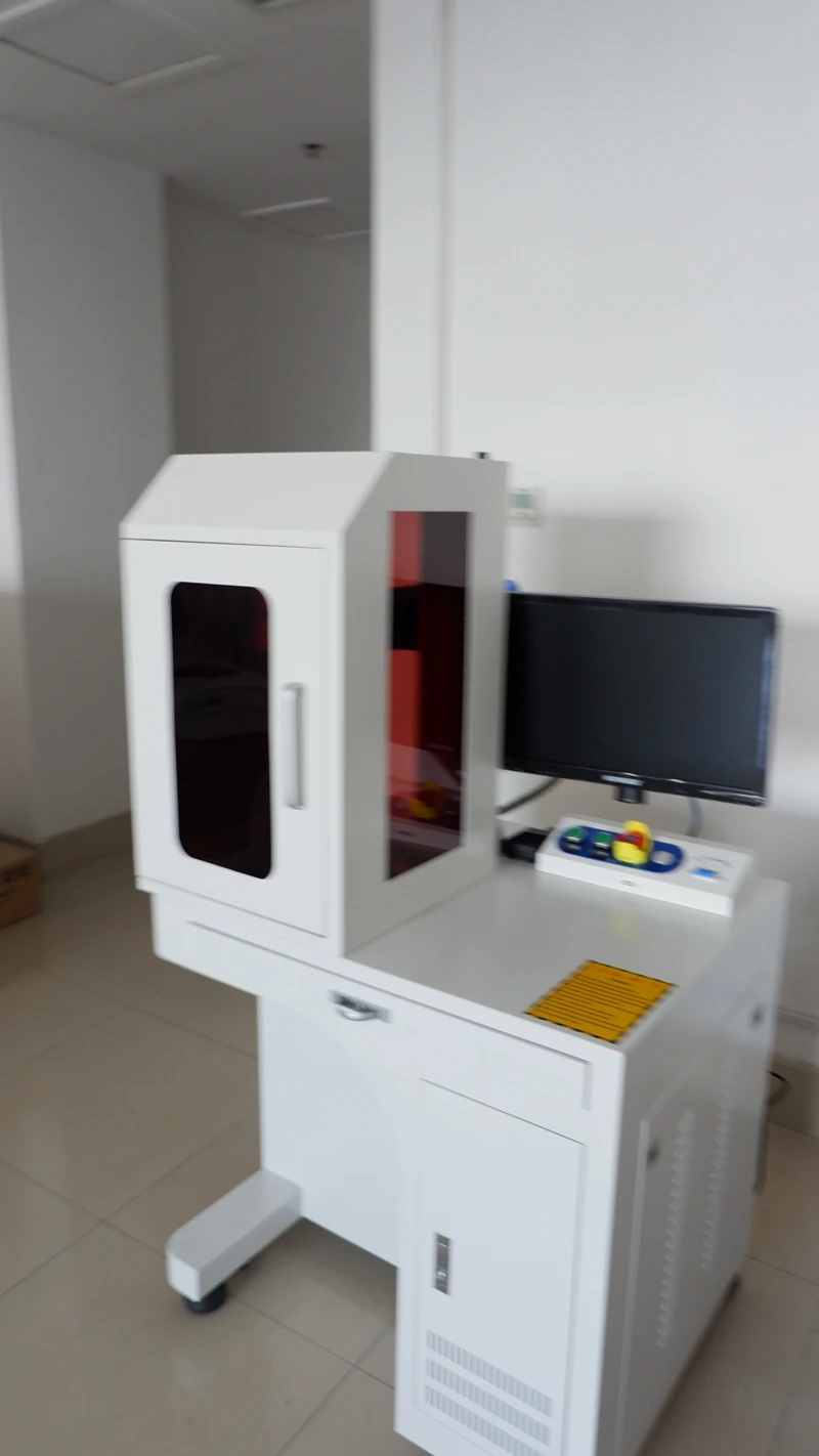 30W Fiber Laser Marking Machine closed cover fiber laser marking machine for jewerly rings silver gold mark | Инструменты