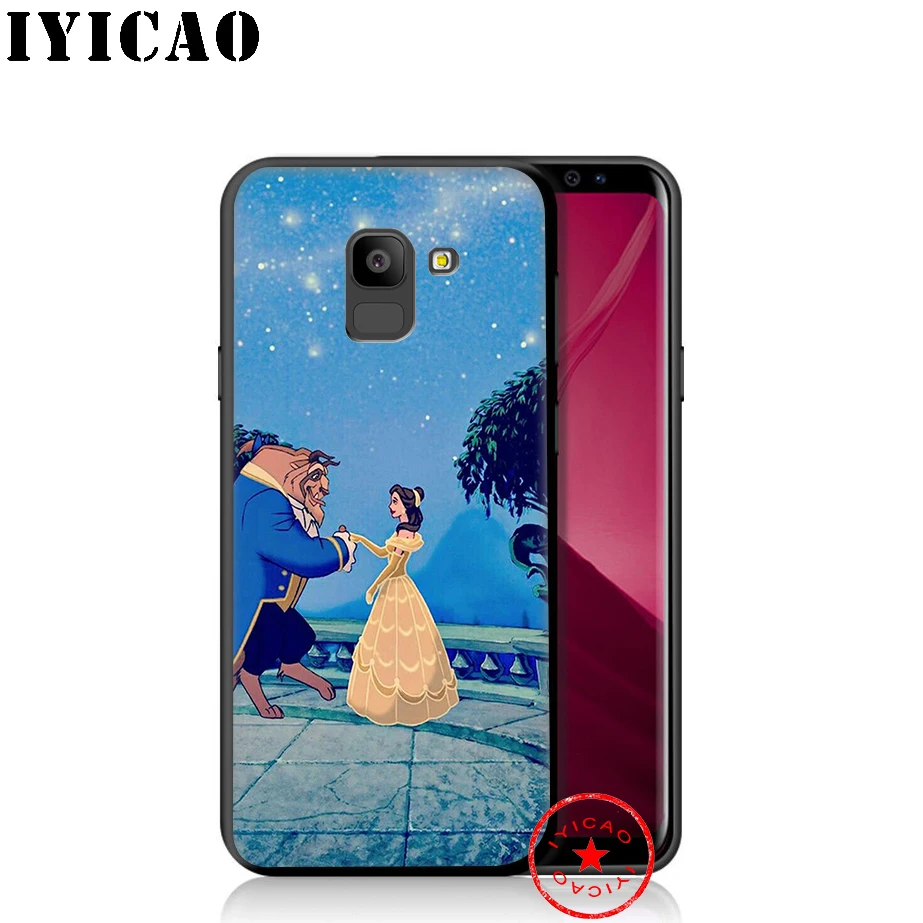 IYICAO Красавица и Чудовище мягкий чехол для телефона samsung Galaxy A9 A8 A7 J6 A6 плюс 2018 A5 A3 2016