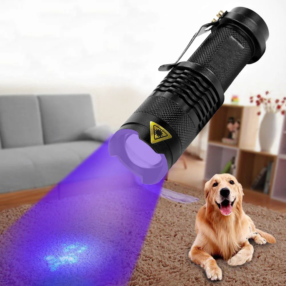 D25 Alibrit 2000LM Мини светодиодный фонарик УФ-фонарик AA/14500 Регулируемый зум-фокус фонарь лампа Penlight водонепроницаемый для наружного