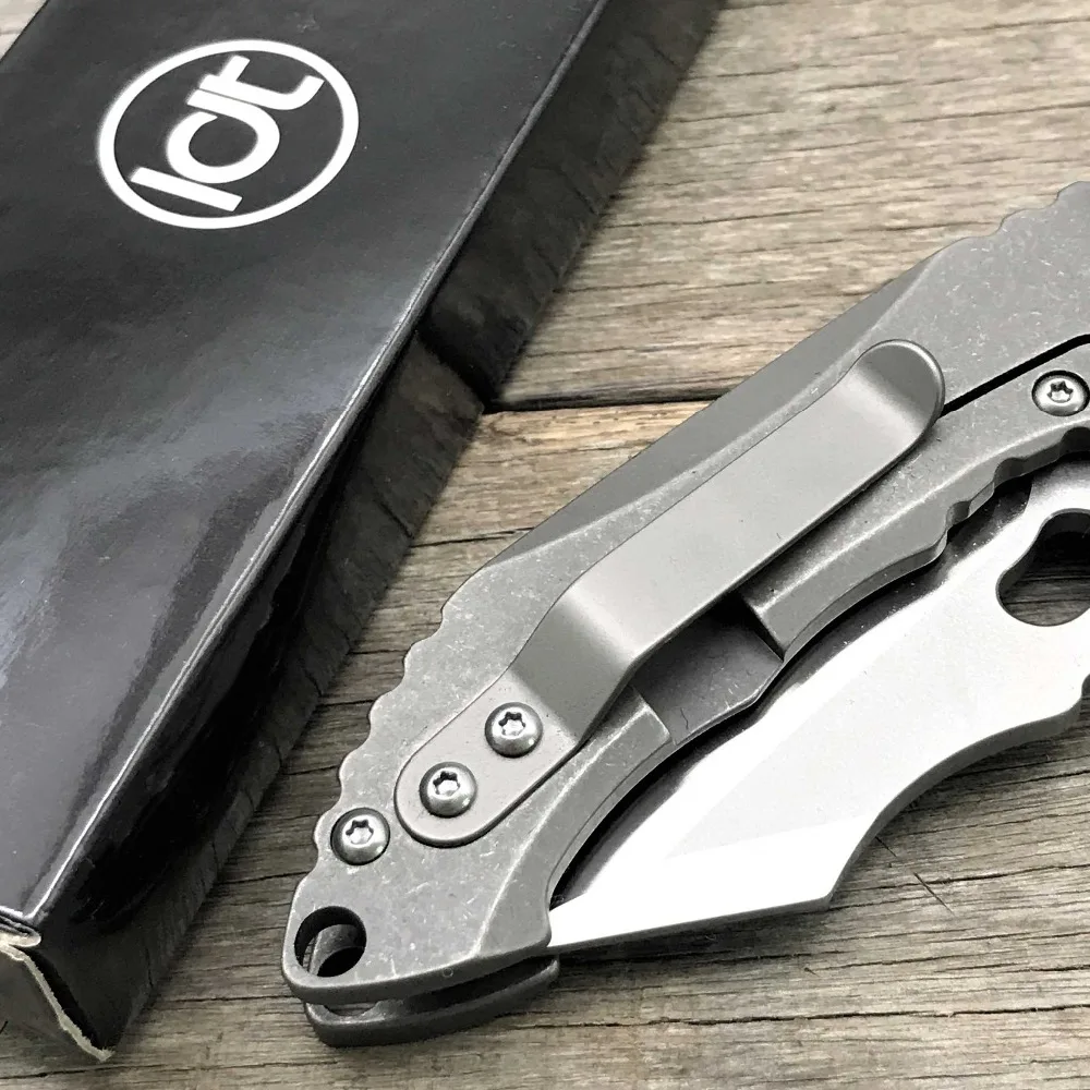 LDT TG04 складной нож S35VN лезвие титановая ручка шариковый подшипник тактический нож для выживания походные ножи для улицы карманные инструменты для повседневного использования