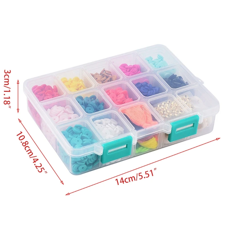 

2021 New Mixed-Colour Polymer Clay Beads DIY Jewelry Bracelet Earring Necklace Craft Making Supplies Gift for Women Girl