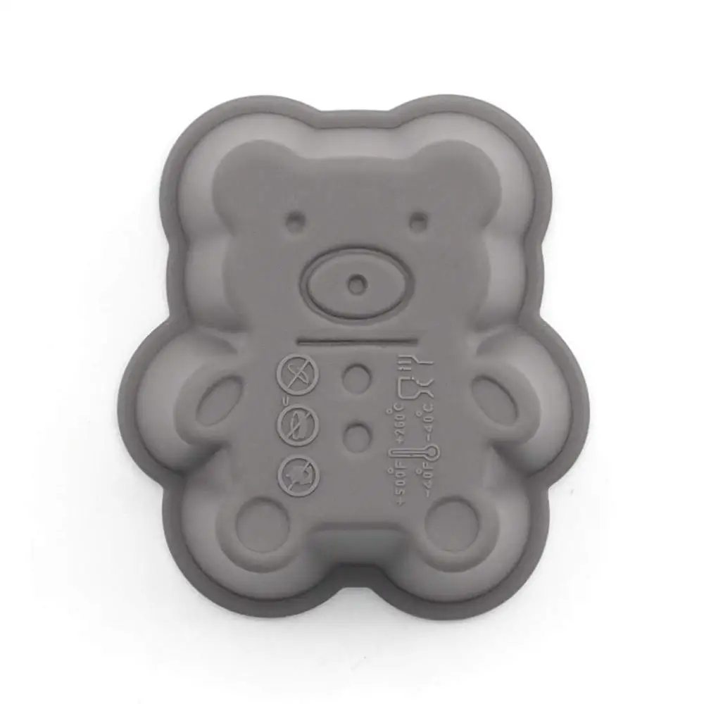 10 шт./упак. силиконовая форма мини-медведь формы для выпечки Чехол Для Маффинов