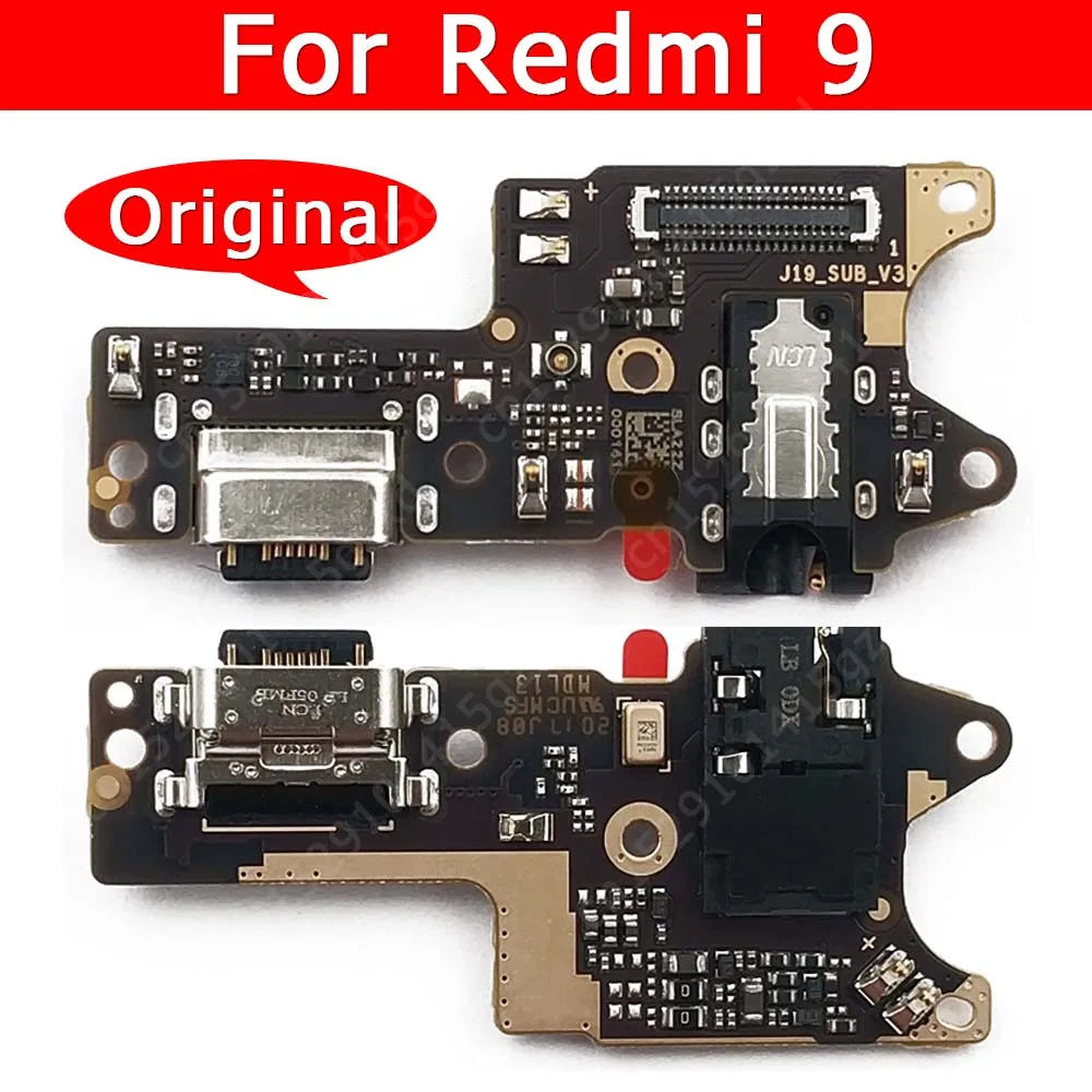 Оригинальная USB-зарядная плата для Xiaomi Redmi 9 разъем зарядки мобильный телефон