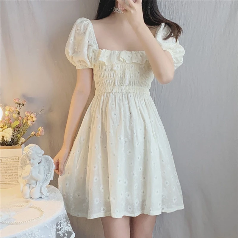 

Summer women's wear, Korean fashion, leisure, Kawai, mini flora, Harajuku, sexy aesthetics, cotton, 2021