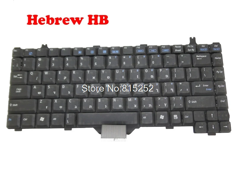 Клавиатура для ноутбука ASUS M2400 HB Иврит K001762I1 04 N801KHEB0 K001762J1 N801KSWD0|Клавиатуры| |