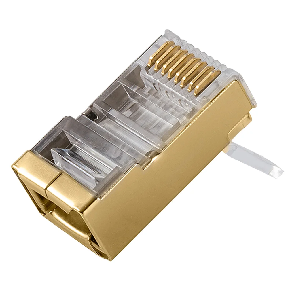Сетевой разъем cat 7 для Cat7 Cat6a Ethernet кабель 1/10/30 шт. RJ45 экранированный FTP 8P8C сетевые