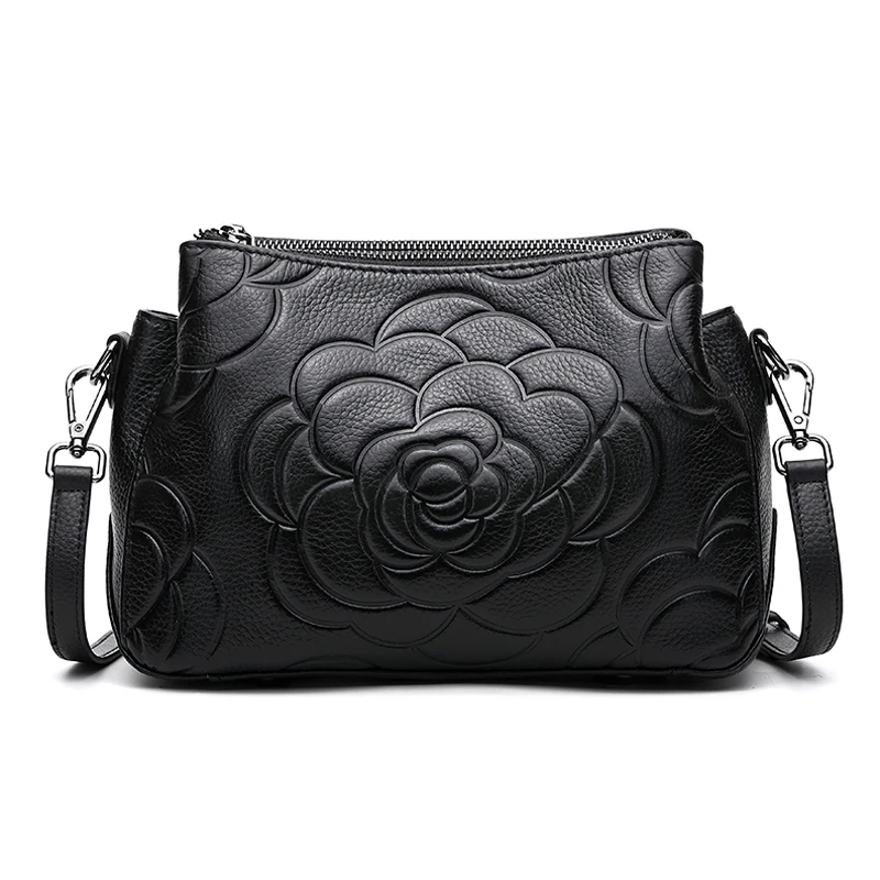 

Handbag women's leather shoulder bags Quality Women Genuine Leather Bag 2021 sac de luxe femme Women's bag