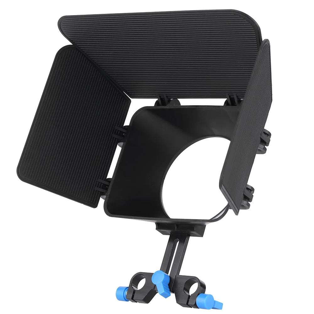 Andoer Matte Box Camshade для 15 мм рельсовых стержней Риг непрерывного изменения