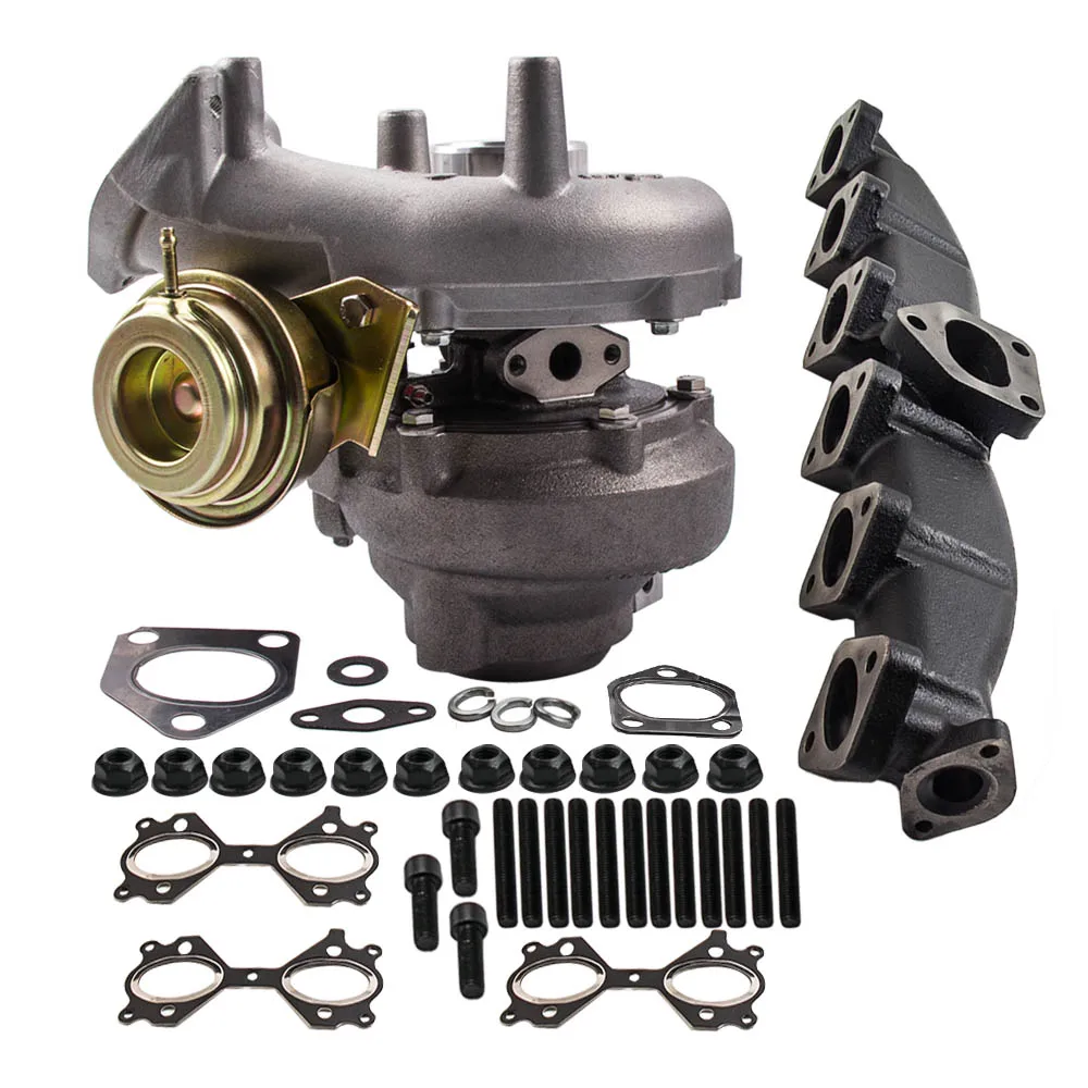 Выпускной коллектор и TTurbo для BMW e53 3.0D E53 160kw 753392-1 7791046M09 M57N турбокомпрессор