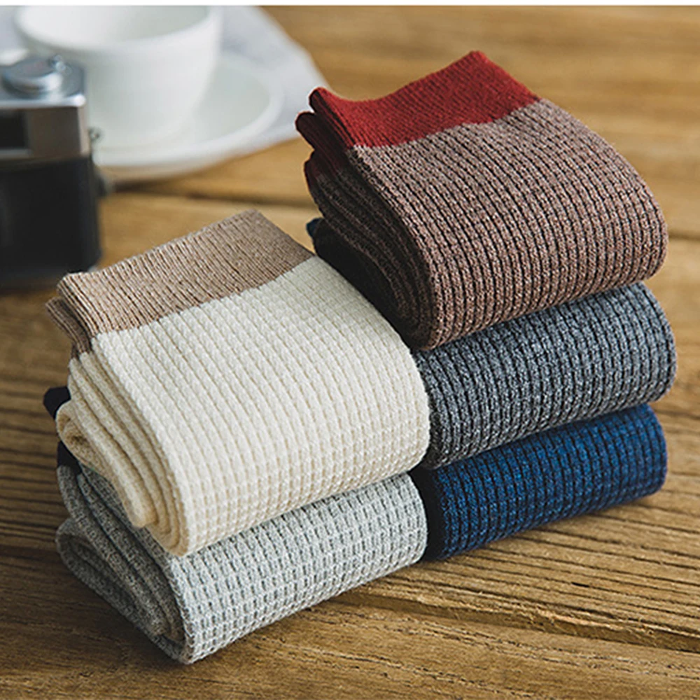 Новинка 2020 высококачественные мужские хлопковые носки для отдыха в стиле