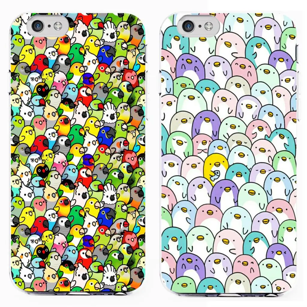 Chubby Cockatiels Parrotlets Hello parrot bird Новый Модный мягкий прозрачный чехол для iPhone 7 6 6S 8Plus 5s X