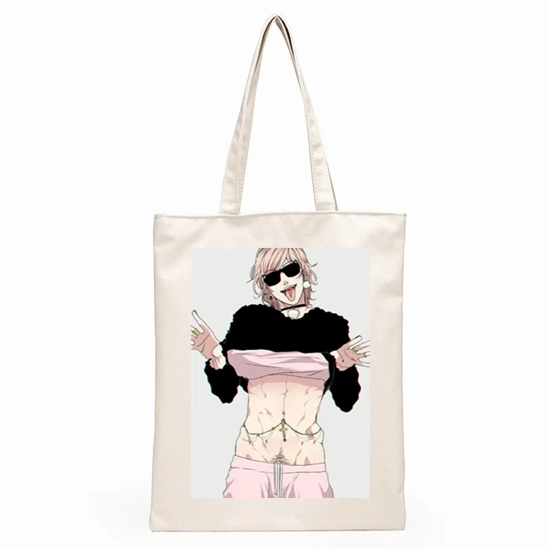 

Japanese Anime Aesthetics New Art Canvas Bag Totes Simple Print Shopping Bags Girls Life Casual Pacakge Vogue Women Bags Sac