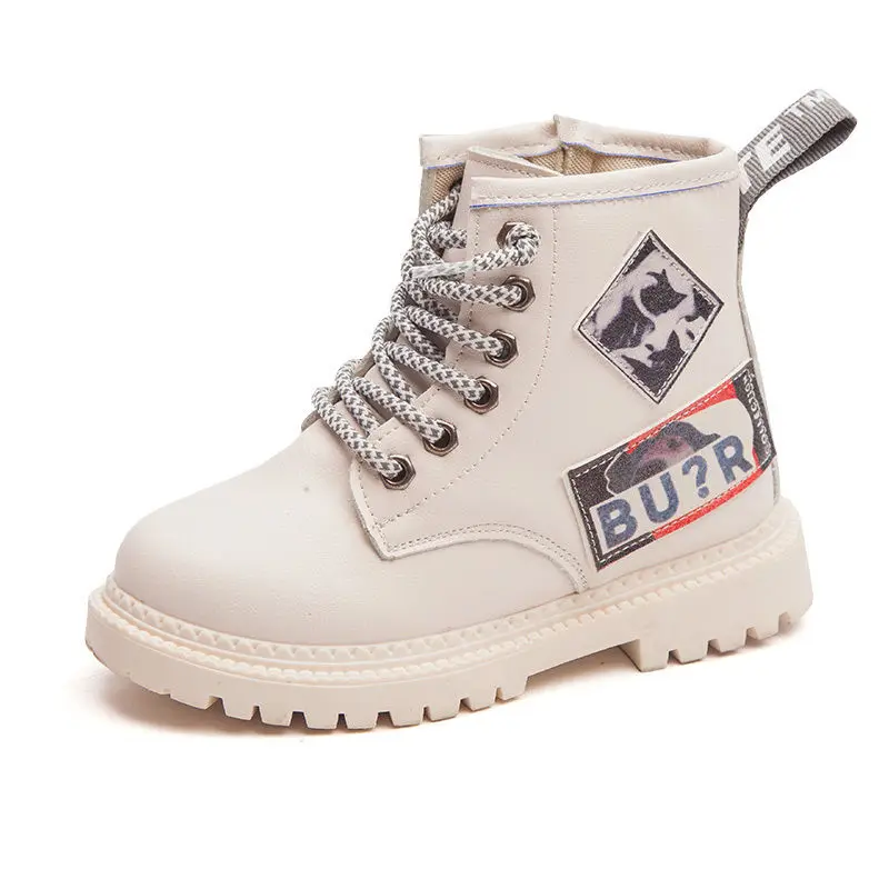 Новые Детские Ботинки Martin на осень и зиму новая кожаная детская обувь для показа