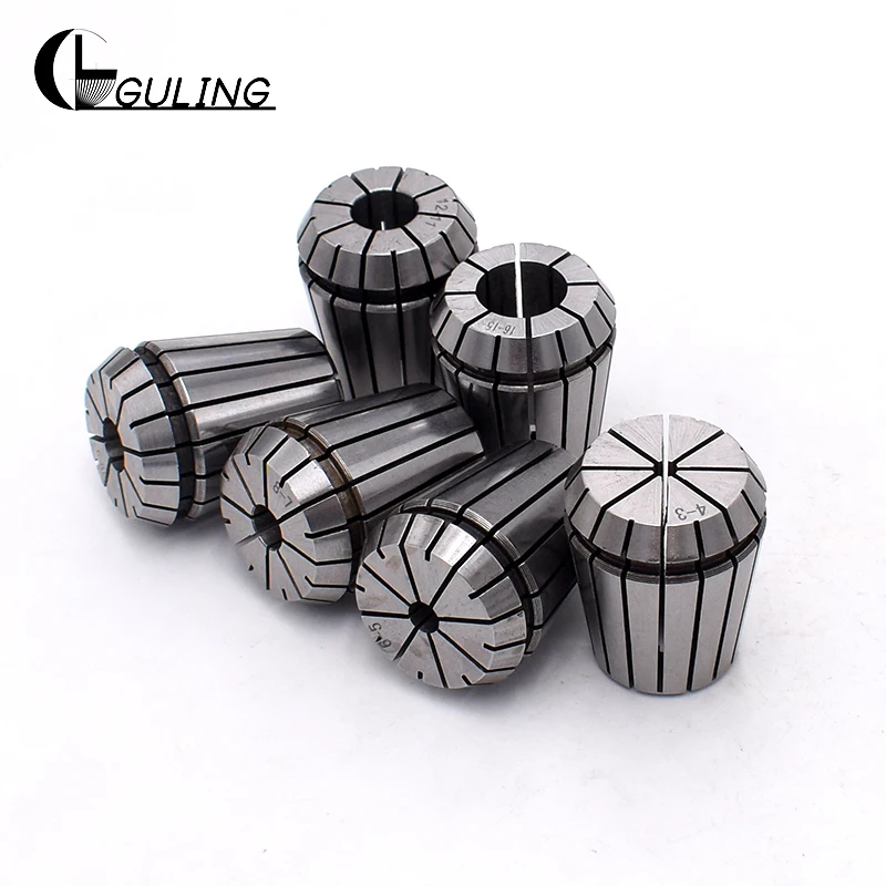 GULING ER32 collet High precision ER collet 2-20mm 65Mn spring steel collet for CNC milling tool holder
GULING ER32 collet High precision ER collet 2-20mm 65Mn spring steel collet for CNC milling tool holder