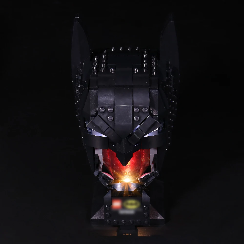 Светодиодсветильник ка совместимая с LEGO 76182 Бэтмен шлем супергерой легкий набор