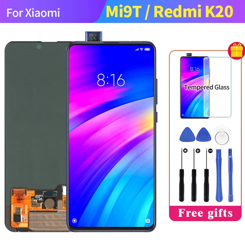 100% Оригинальный Amoled для Xiaomi Redmi K20 ЖК дисплей сенсорный экран дигитайзер в сборе Mi