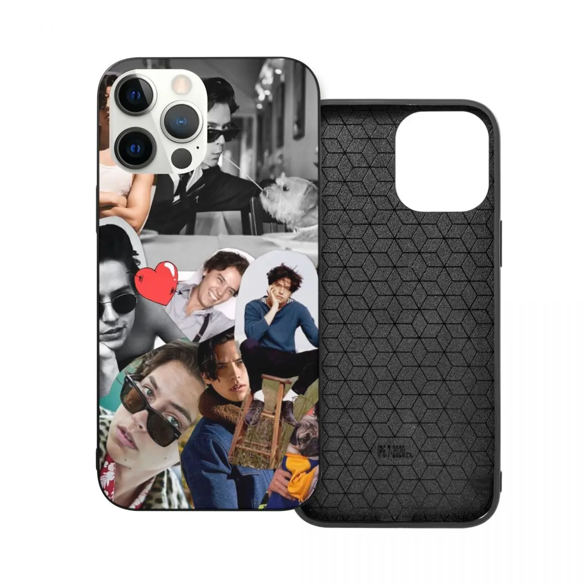 

Cole Sprouse PC Glass TPU Phone Bumper for iPhone 12 11 Xs Xr X Pro Max Mini 7 8 Se2 Plus 6 6S