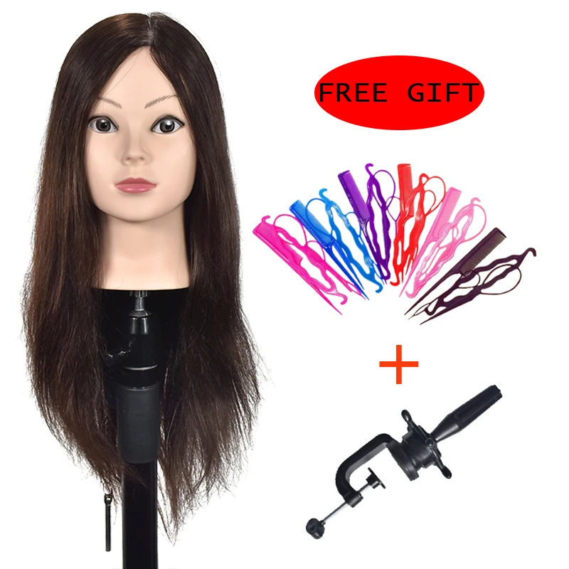 Голова манекена для причесок парикмахерские щипцы тренировочная голова с