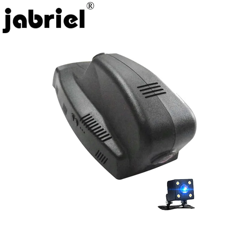 Скрытый Автомобильный видеорегистратор Jabriel 1080P с двумя объективами для BMW X5 e70 e46