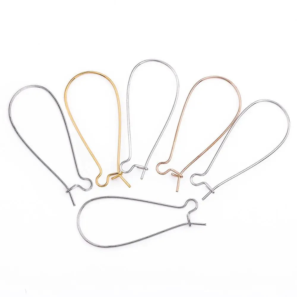 Шт./лот золотистые и Серебристые серьги с французским рычагом застежки для