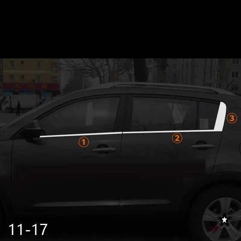 Автомобильные хромированные оконные ножные педали для дверей и экстерьеров