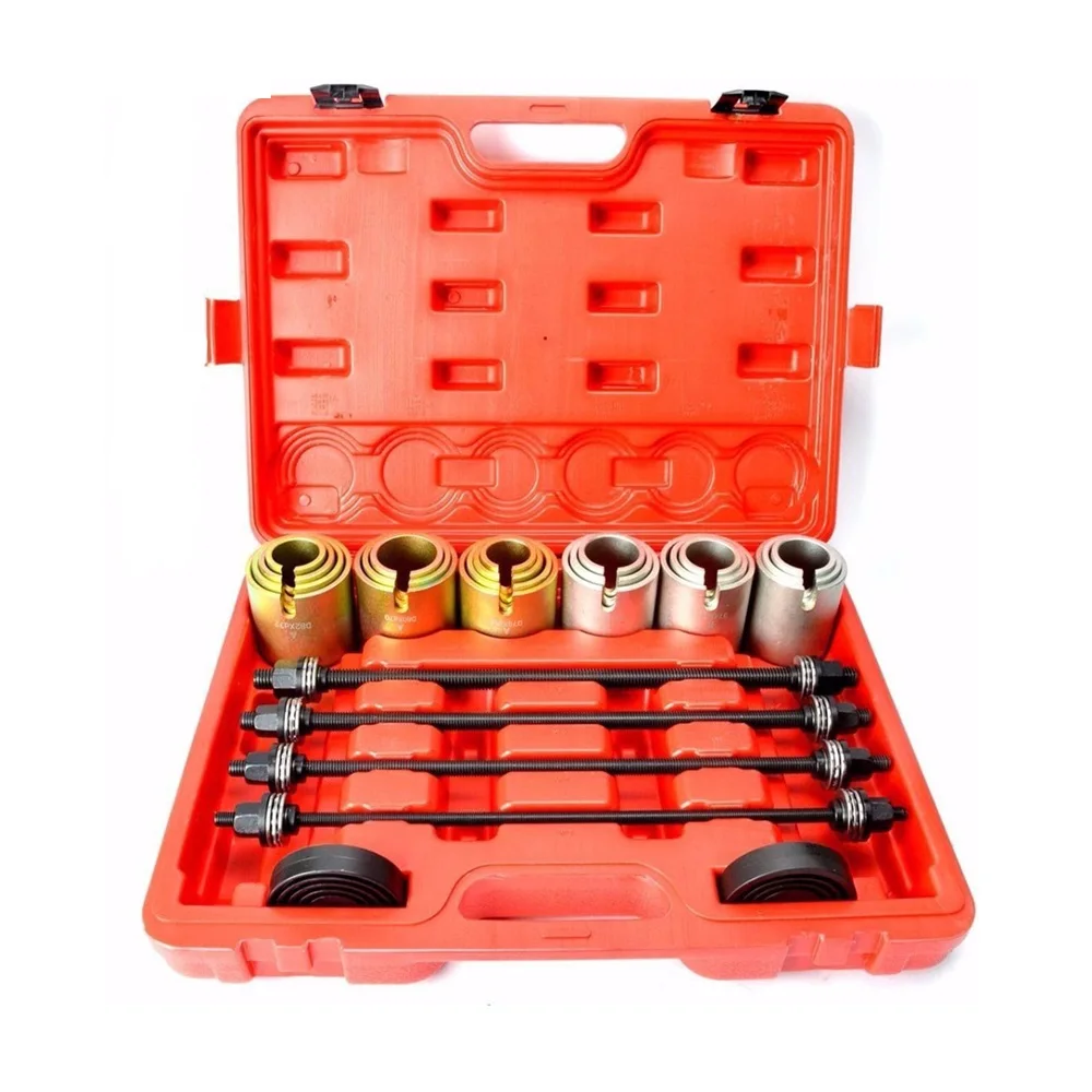 

27 Pcs Universal Press and Pull Sleeve Kit Bushes Bearings Remove Install Garage Tool