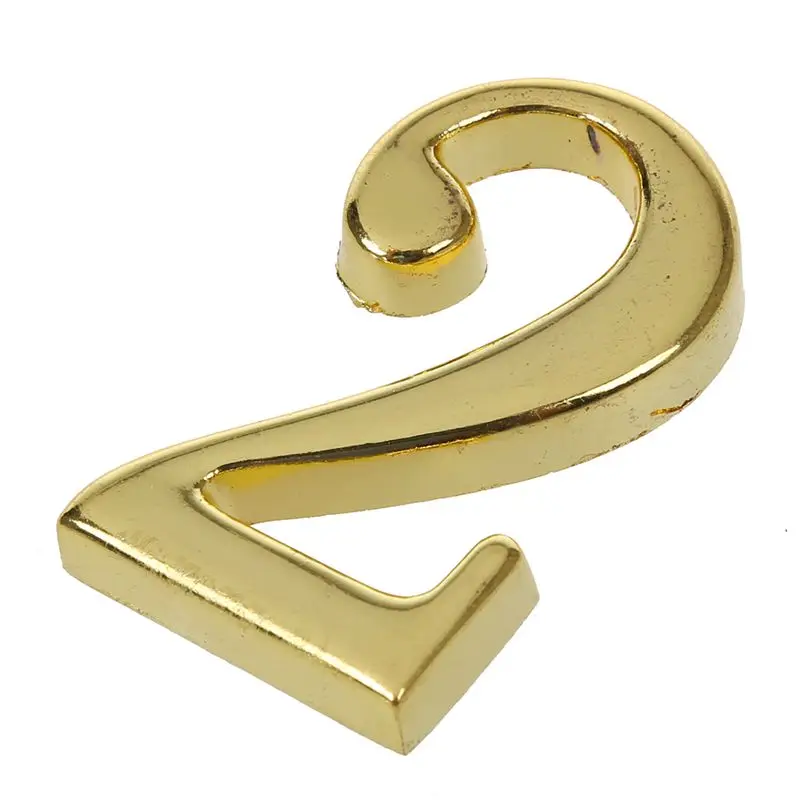 Домашний практичный золотой дом отель дверь адрес табличка номер с Srew знак