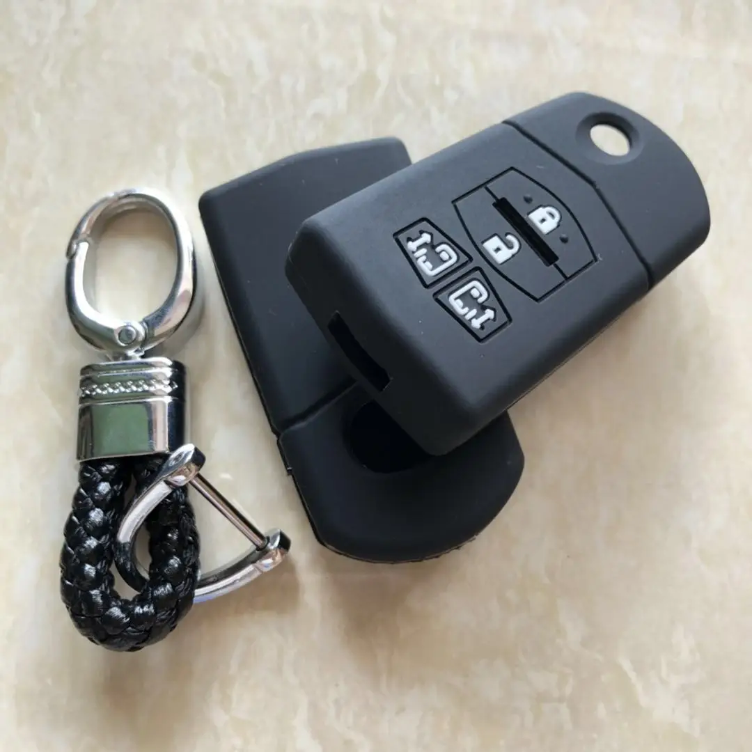 Без ключа автомобиля чехол для ключей Мазда MPV Субару Outback 2004 2006 6 раздвижные двери