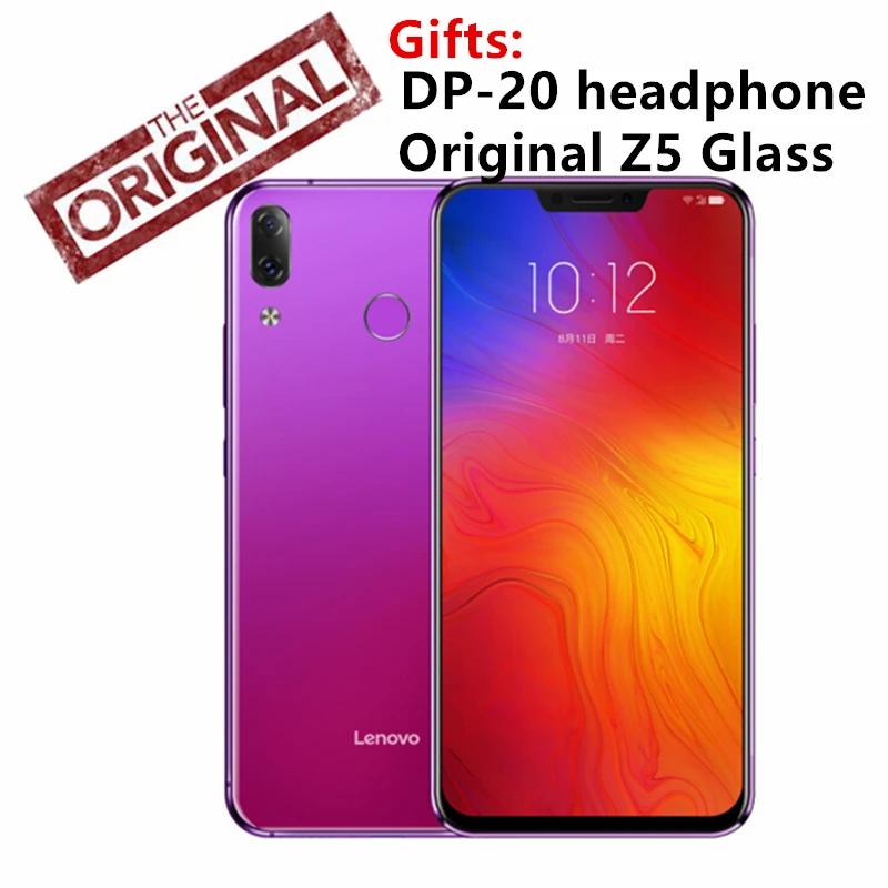 lenovo Z5 L78011 6 ГБ 64 Гб Snapdragon 636 ZUI 3,9 Восьмиядерный AI двойная камера 6," FHD+ 2246x1080 2.5D экран 4G FDD LTE