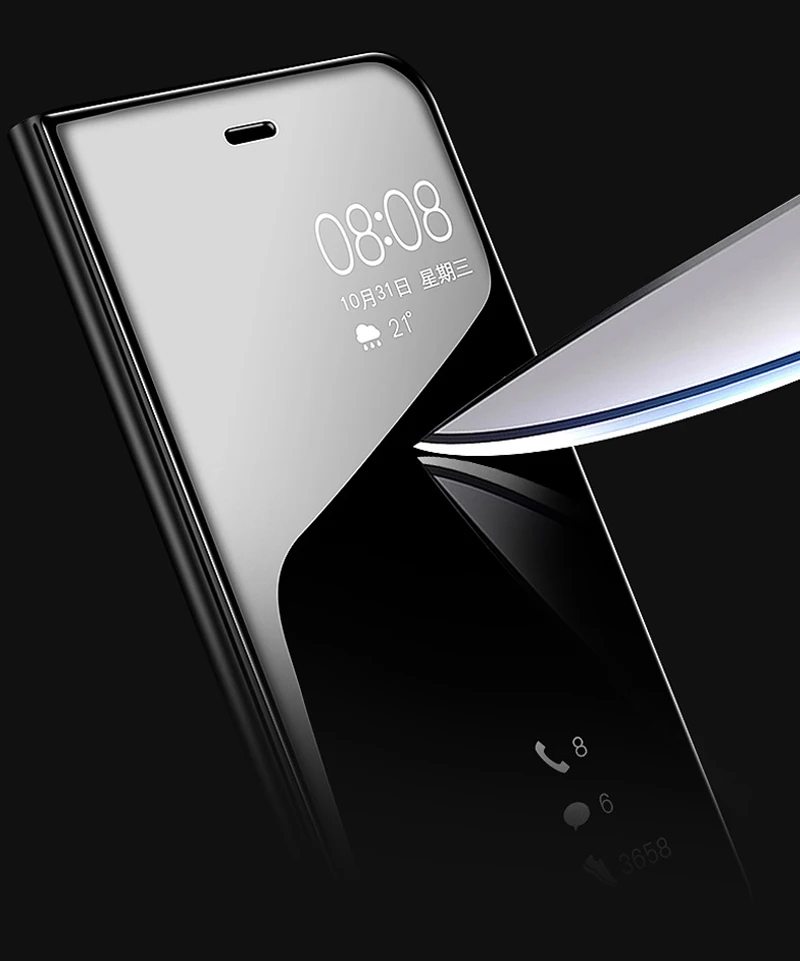 Умный зеркальный флип-чехол для Xiaomi Redmi Note 3 чехол защитный Fundas Capa |