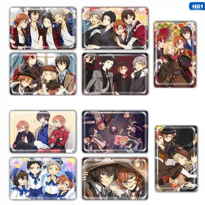 

10Pcs/Set Cartoon Anime Bungo Stray Dogs Waterproof Sticker For DIY Guitar Scrapbook Skateboard Snowboard Laptop Luggage