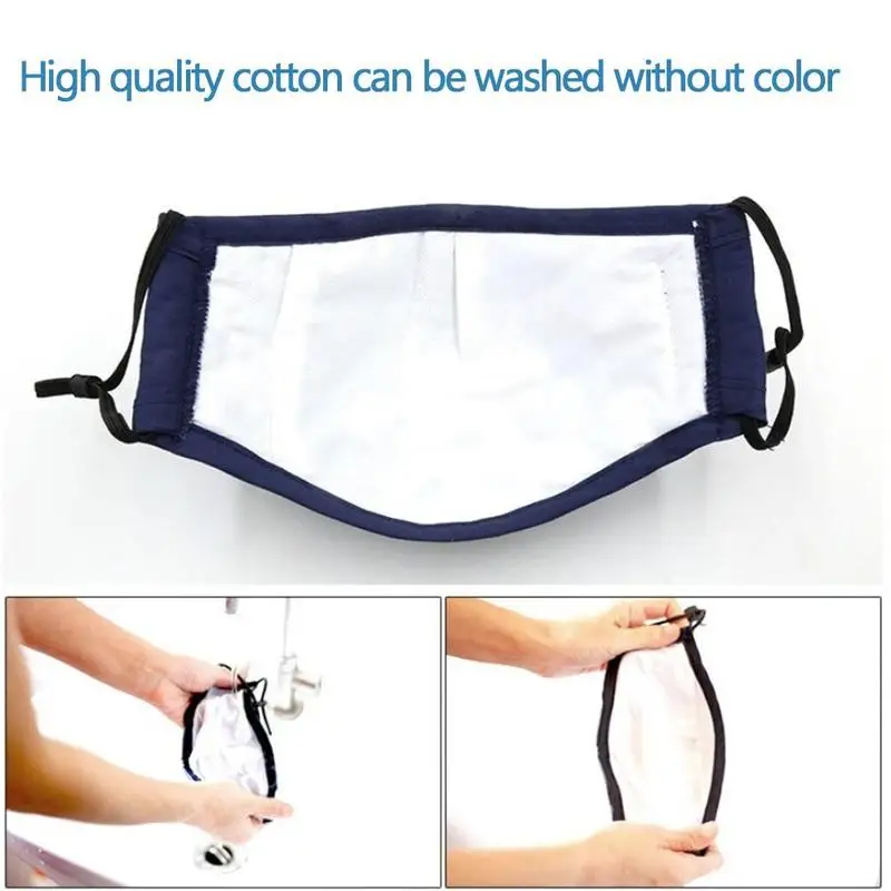 1 шт. многоцветная хлопковая маска PM2.5 для рта противопылевая ветрозащитная