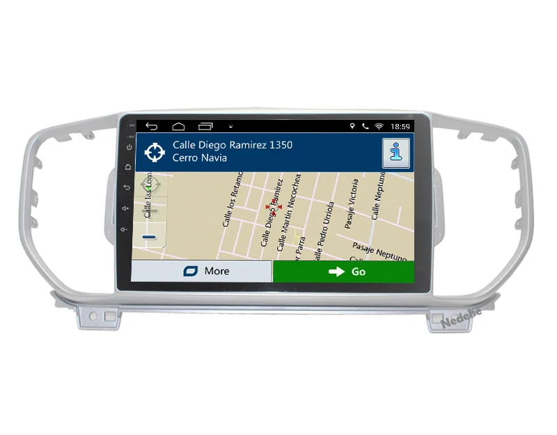 9 дюймов 4 Гб ОЗУ 64 ПЗУ Android 0 автомобильный dvd-плеер для Kia sportage 2015-2017 ПК gps-навигация