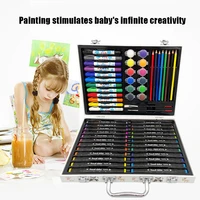 art supplies for kids colors double side marker with portable art box for drawing painting childrens birthday gift 2021 new