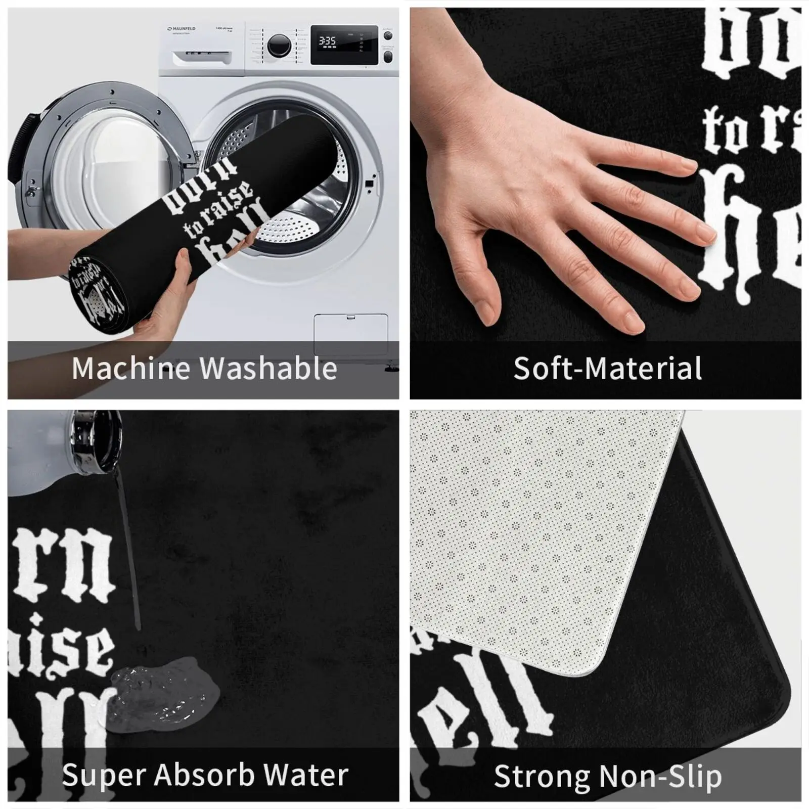 Коврик для детского творчества Рожденный ад большой коврик мягкая Нескользящая