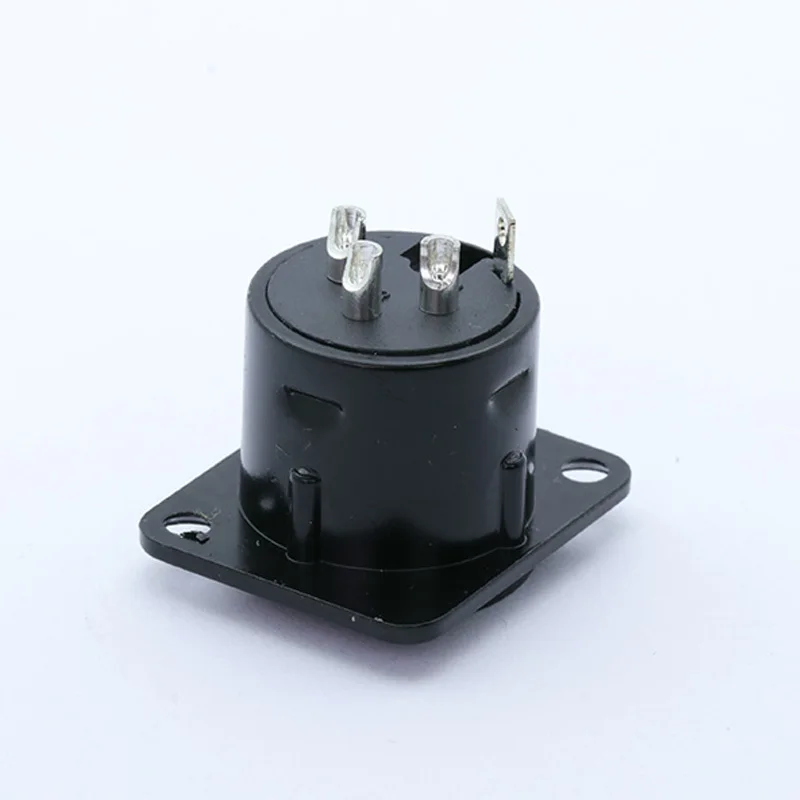 Новое поступление никелированные штырьковые ножки 3PIN XLR панельный адаптер