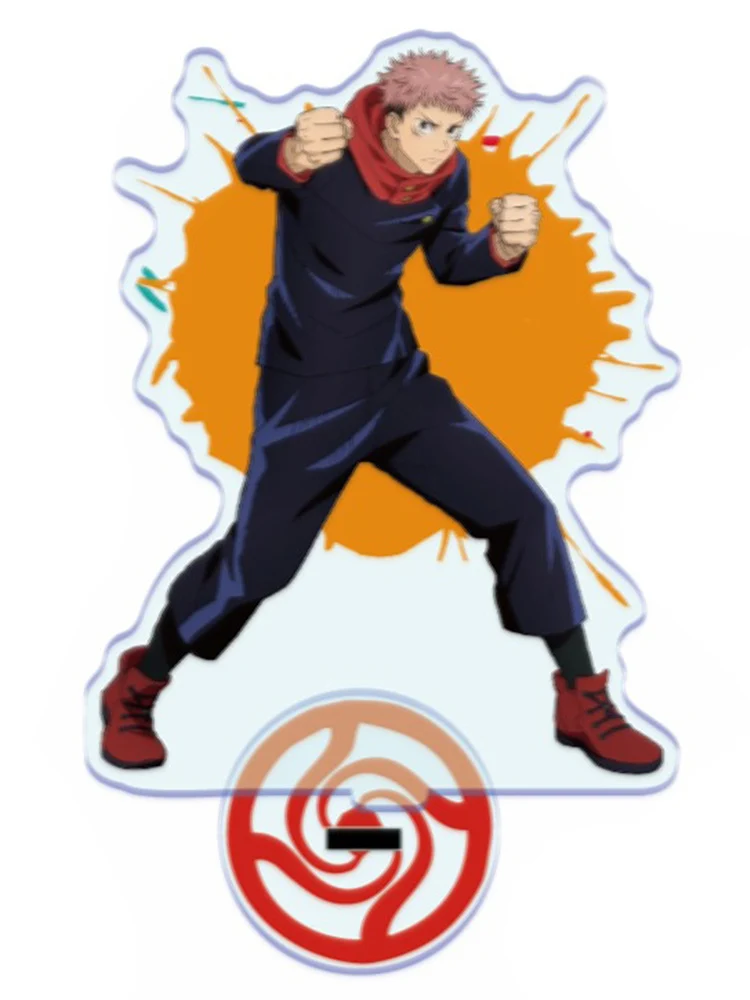 

5 Style New 2020 Japan Anime 15CM Jujutsu Kaisen Acrylic Figure Stand Model Plate Desk Decor Cosplay Xmas Keychain