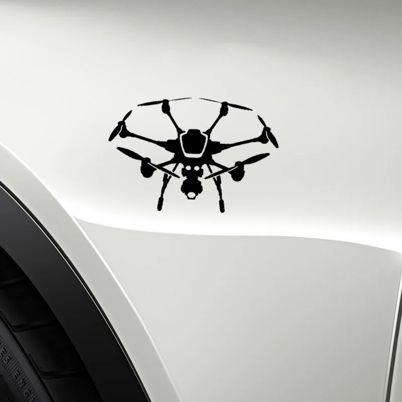

Car Sticker Motorcycle Sticker Cartoon UAV Black/Silver PVC Waterproof Sunscreen Decal 15.2cm * 10.3cm