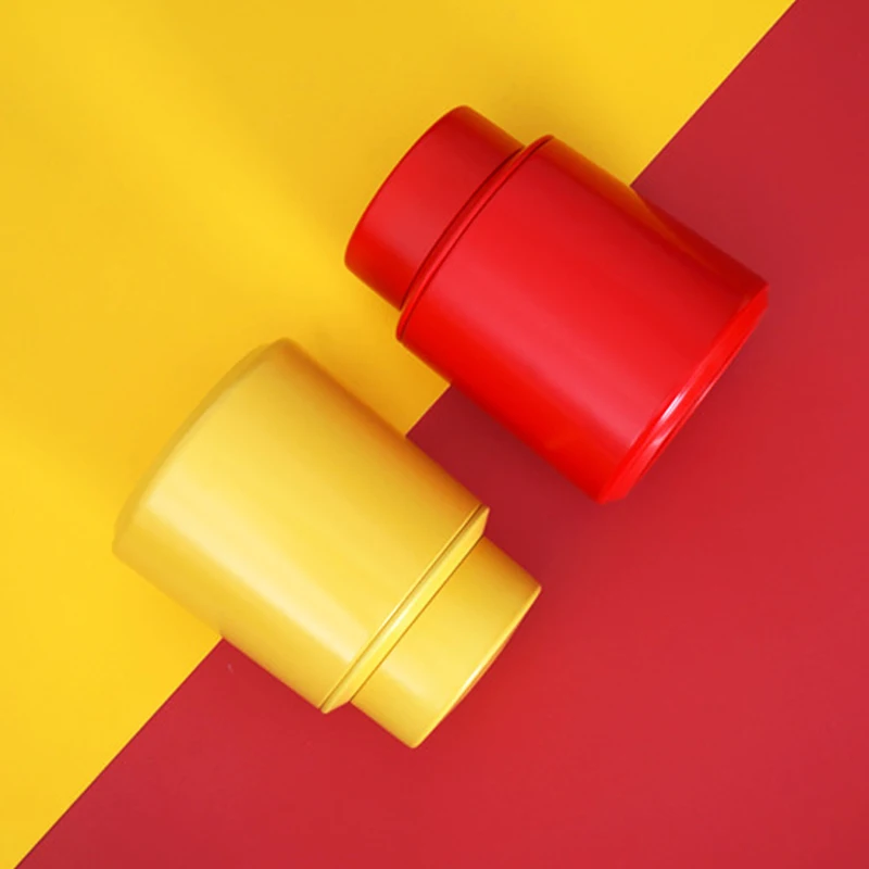 Мини-Жестяная Банка со звездой маленькая Полукруглая конфетная мята милая на