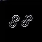 200 шт. (10 пакетиков) прозрачные S-зажимы для ткацких резинок DIY Браслеты ткацкие ленты аксессуары Diy S-зажимы Diy ткацкие ленты