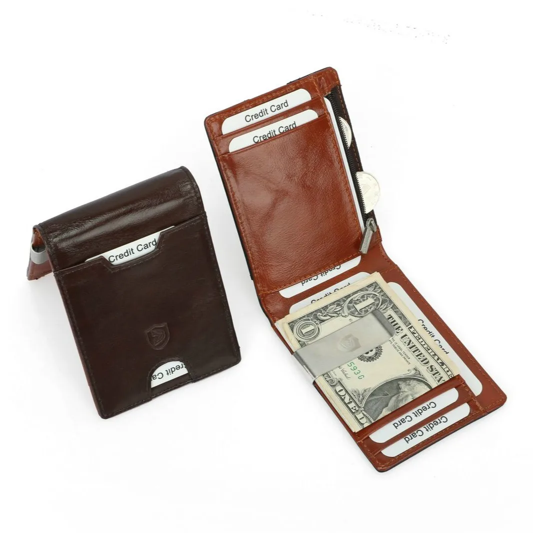 

Business leather men's wallet short portable ultra-thin purseID card credit card holder card package fashion clutch