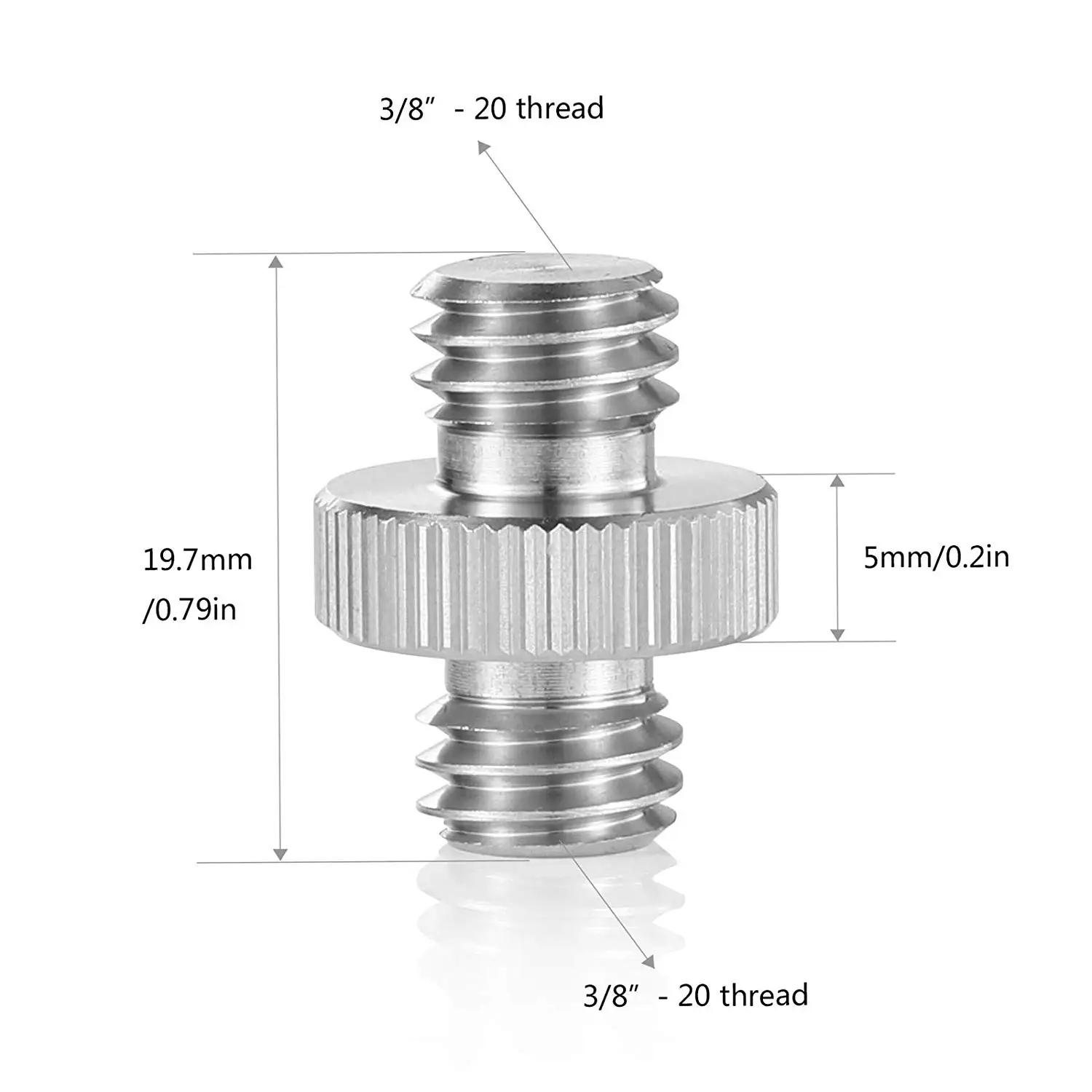 Быстросъемный винт 3/8 дюйма до аксессуары для камеры преобразования переходник