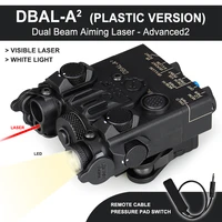 dbal a2 dual beam aiming laser ir red laser led white light illuminator plastic version w remote battery box switch gs15 0139