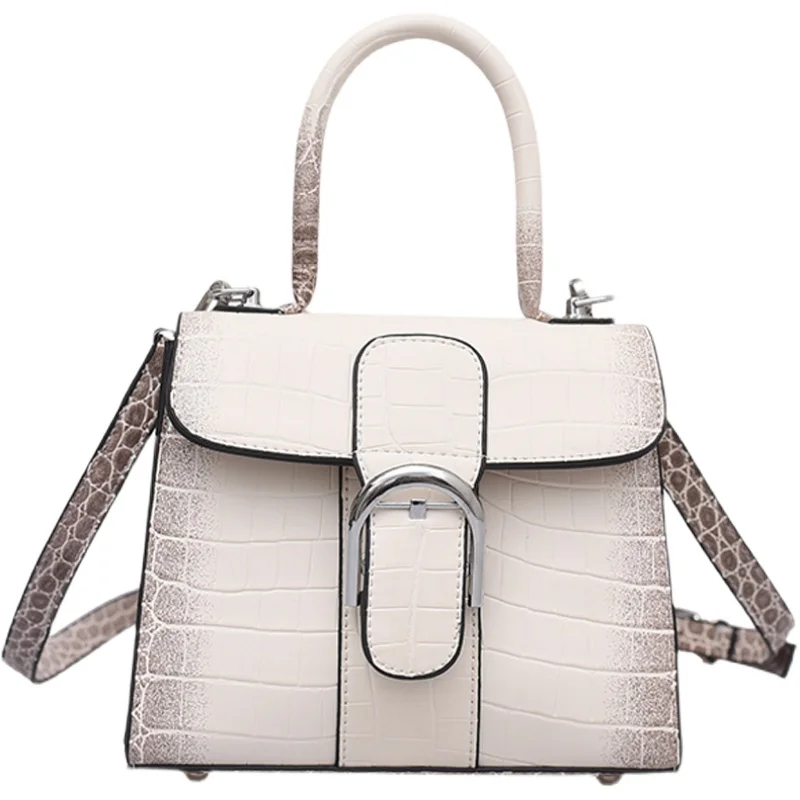 

Classic Crocodile Pattern Square Shoulder Messenger Bag for Women Designer Handbags High Quality Small Tote Crossbody Sac A Main