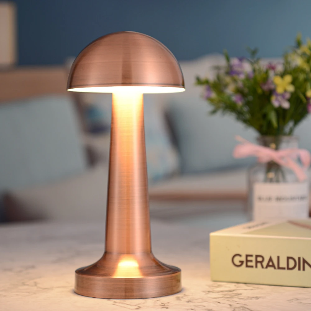 

3-Levels Brightness LED Table Lamp With Touch Sensor Portable Rechargeable Battery Up To 20 Hours Usage Night Light For Kids