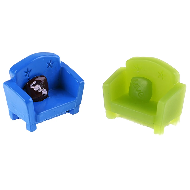 Мини кукольный домик мебель игрушки Кукольный диван стул миниатюрная Наборы для