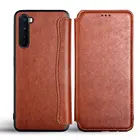 Чехол для телефона Oneplus Nord, деловой высококачественный чехол из искусственной кожи без магнита, откидной Чехол с карманом для карты для Oneplus Nord, чехол coque