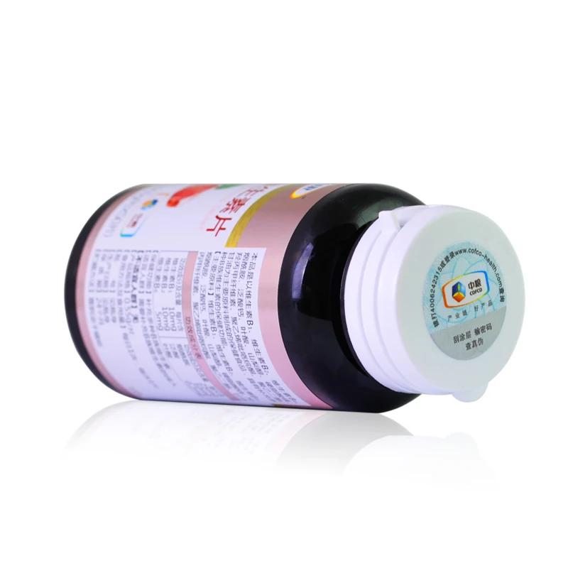 

B vitamin piece of 0.55 g/piece * 100 * 2 bottles of vb vitamins b1b2b6 package